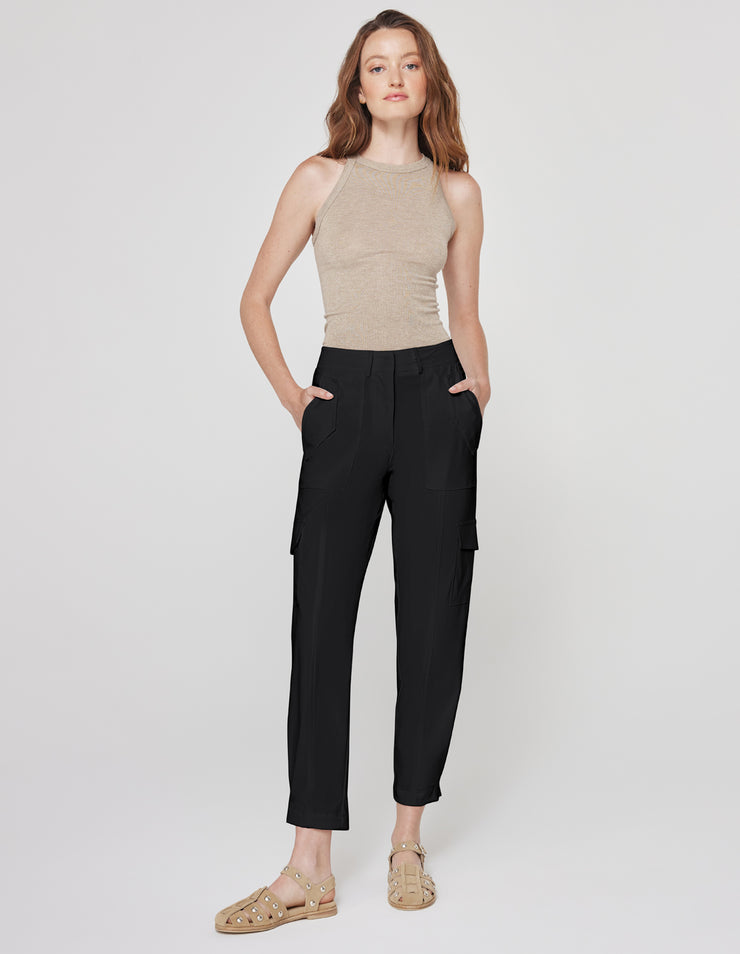 EMBER UTILITY PANT IN BLACK