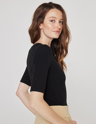 DARIEN TOP IN BLACK