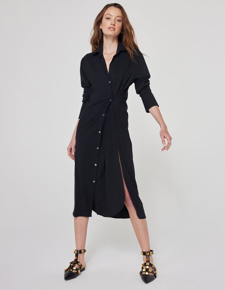 OLIVIA CONVERTIBLE SHIRT DRESS