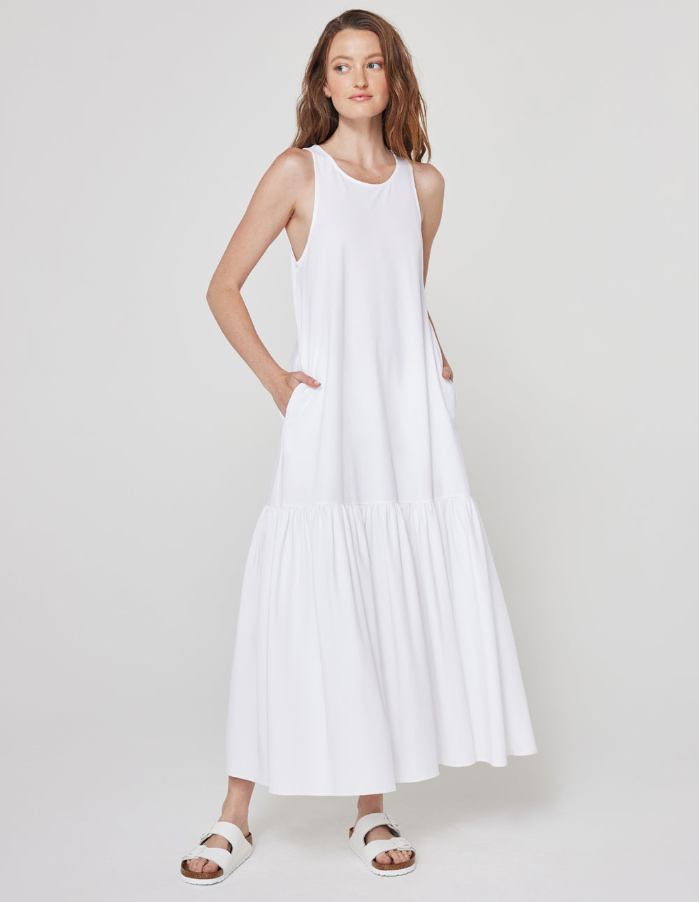 LIVINGSTON DRESS IN WHITE