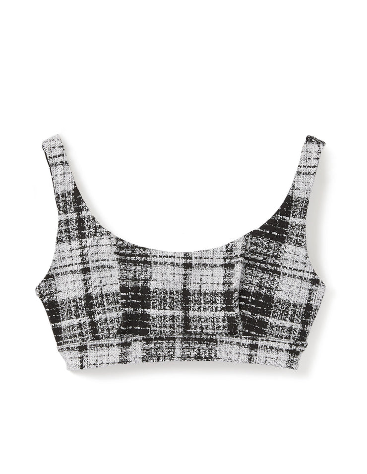 PLAID SPORTS BRA