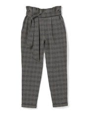 PLAID PAPER BAG PANT