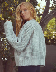 AUDREY WAFFLE KNIT CARDIGAN