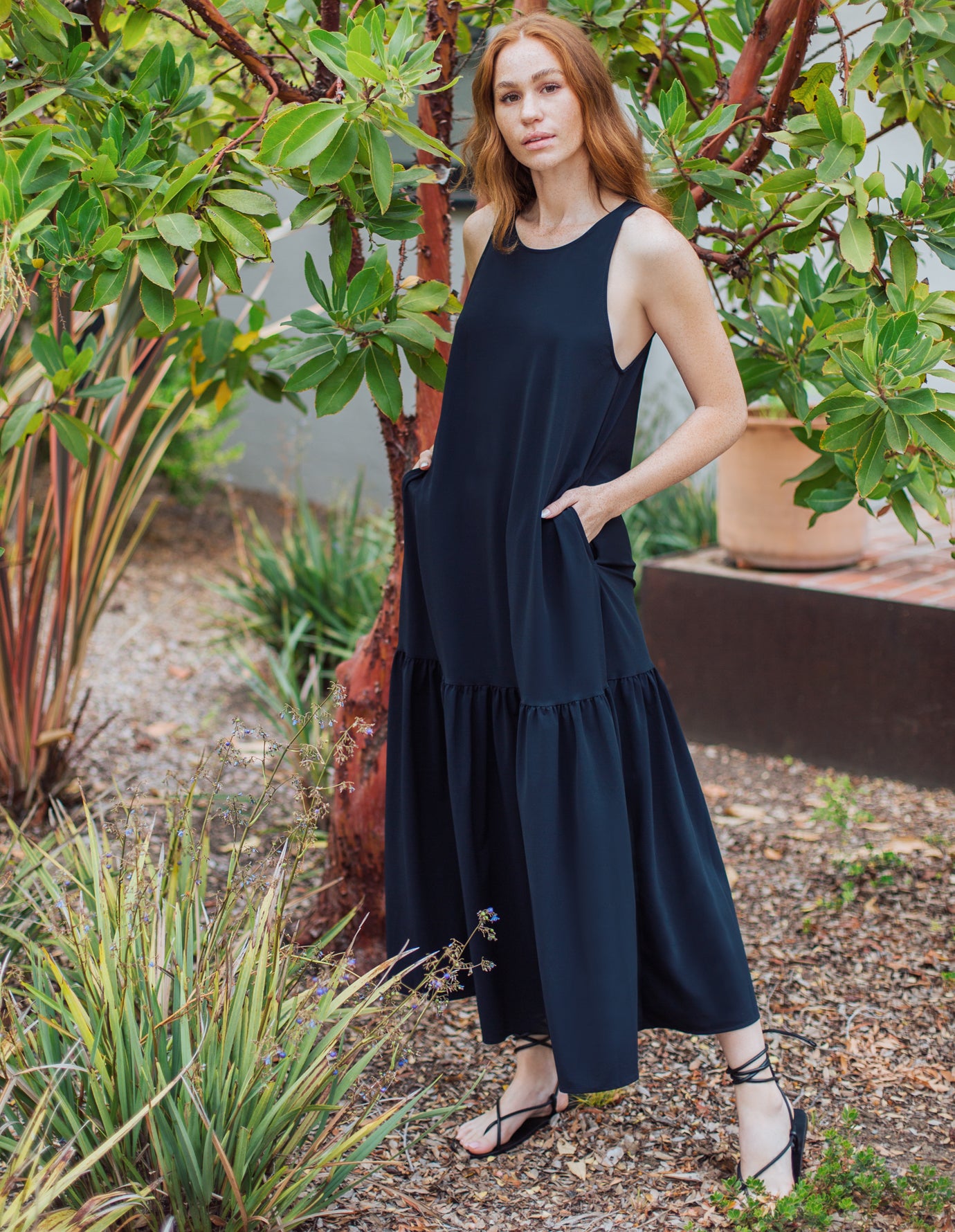 
                  
                    LIVINGSTON DRESS IN BLACK
                  
                