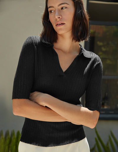 AVA SHORT SLEEVE POLO