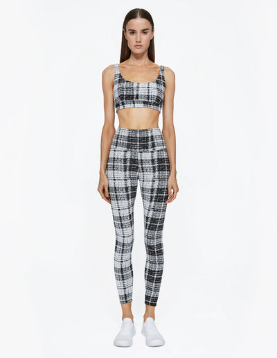 PLAID SPORTS BRA