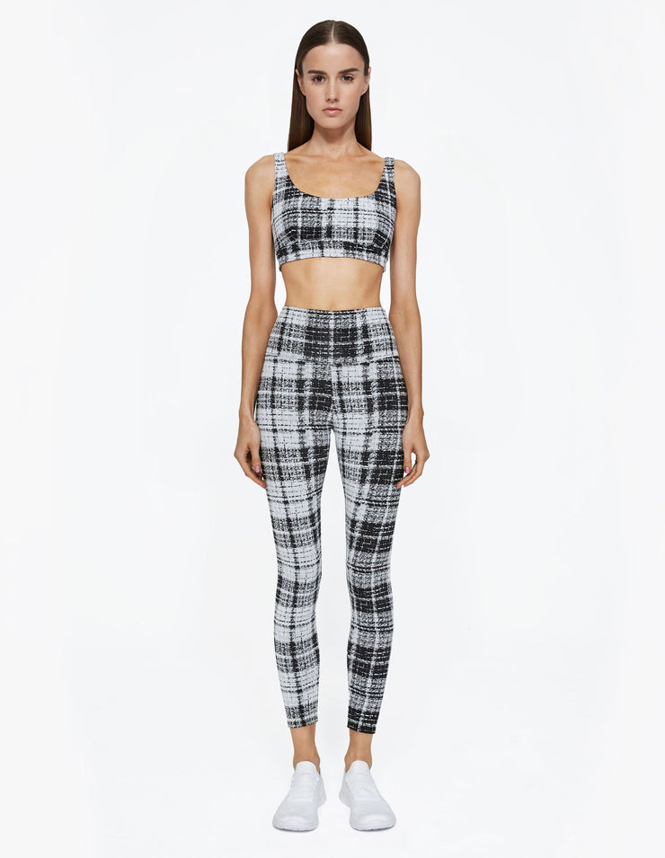 PLAID SPORTS BRA