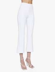 KICK FLARE PANTS IN WHITE