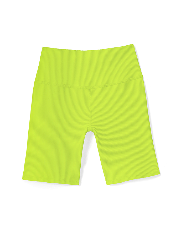 BIKER SHORTS IN LIME