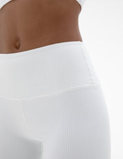 BIKER SHORTS IN WHITE
